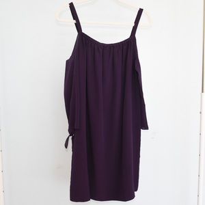 Madewell Cold Shoulder Shift Dress